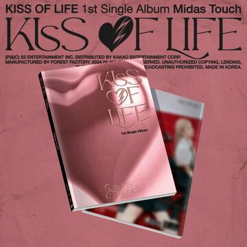 KISS OF LIFE Midas Touch サイン入り アルバム ③ KISS OF LIFE SIGNED 1ST SINGLE ALBUM 'MIDAS TOUCH'