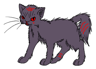 EvilLonghaired Warrior Lineart by WildpathOfShadowClan