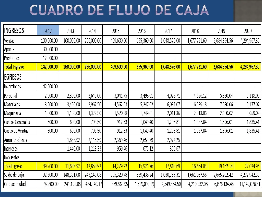 Presupuesto De Flujo De Caja By Lina Fernanda Tapasco 8925