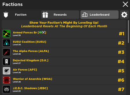 Factions, War Tycoon Roblox