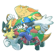 Klonoa Heroes 15th anniversary art by Yoshihiko Arawi [1]