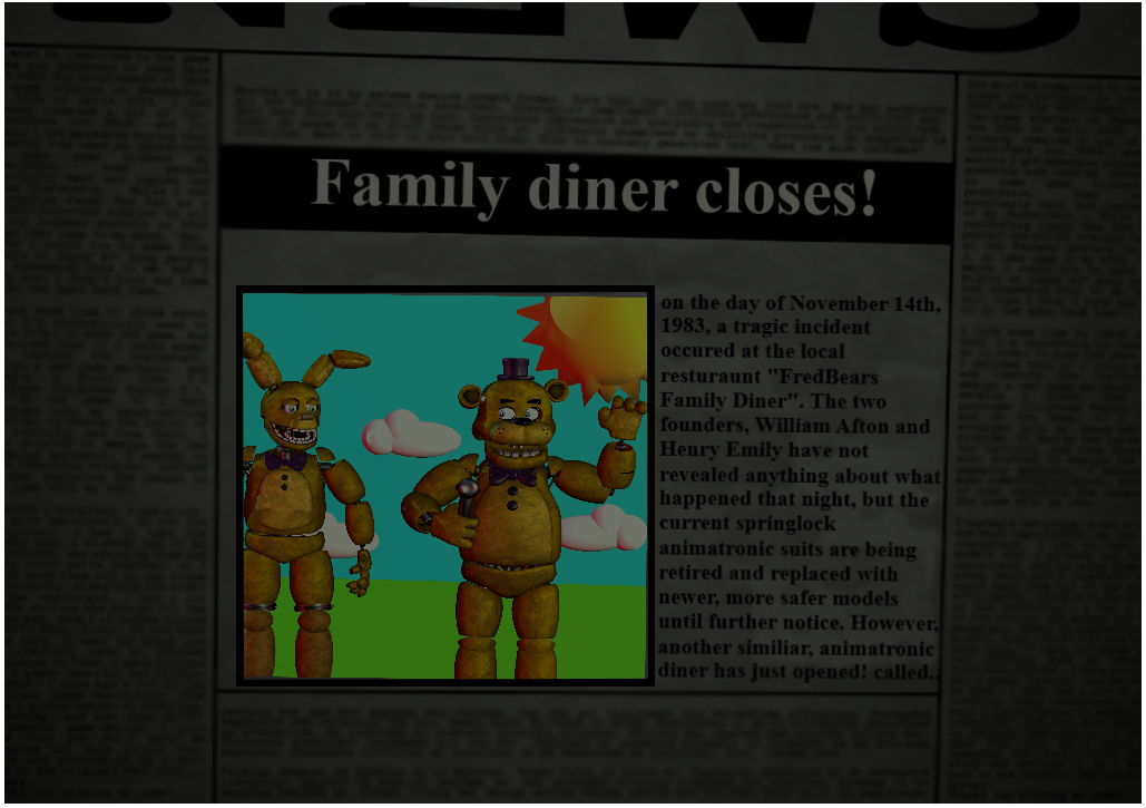 Five Nights at Fredbear's Family Diner Recoded