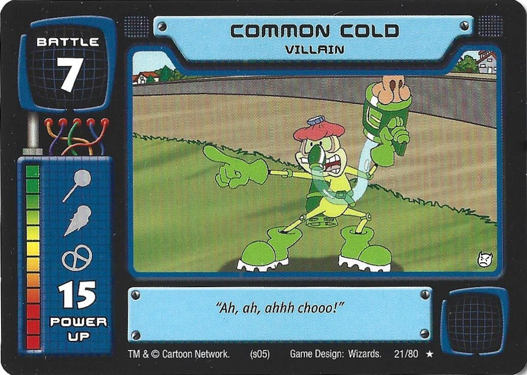 Common Cold (Trading Card) KND Code Module Fandom