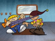 OpARCTIC pulling goggles.png (476 KB) Numbuh 30C without his glasses