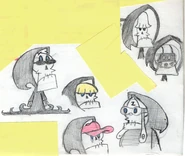 Early concept art for the Delightful Reaper by Mr. Warburton.