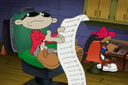 Numbuh 1 looks at the long list.