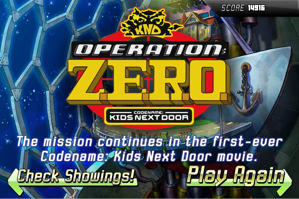 Operation Z.E.R.O.: Outnumbuh'd! | KND Code Module | Fandom