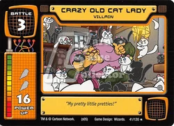 猫蝮 Crazy Old Cat Lady (Trading Card) | KND Code Module | Fandom