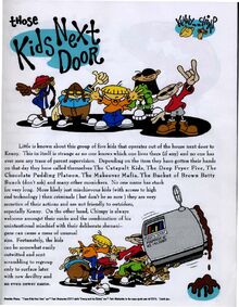 Kids Next Door Original Description