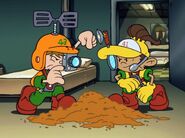 Numbuh 41 and 43 investigating in Operation: P.I.N.K.E.Y.E.