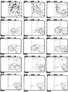Storyboard of end credit sequence
