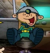 Numbuh 92 after turning back into a human.