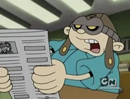 Iguanainnewspaper.jpg (419 KB) The Iguana appearing in Numbuh 2's newspaper during "Operation: C.L.O.W.N."