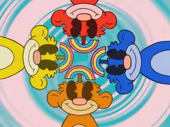 rainbow monkey plush