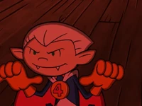 Numbuh 4 as a Spank-Happy Vampire