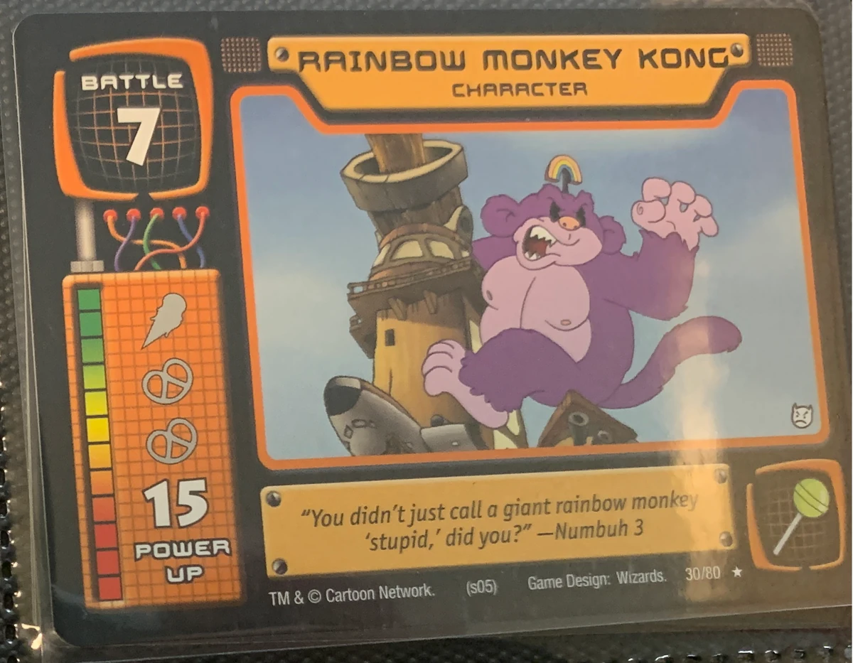 Rainbow Monkey Kong (Trading Card) KND Code Module Fandom