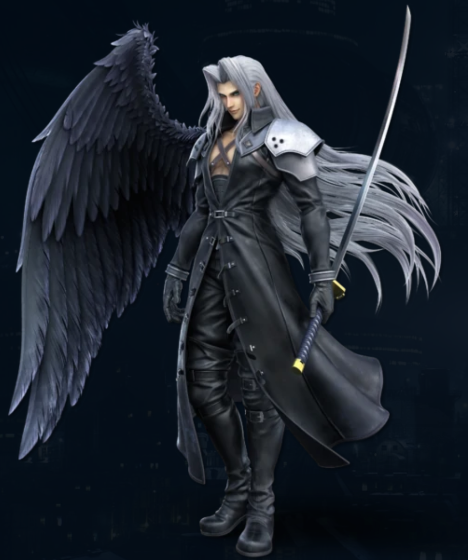 final fantasy sephiroth wings