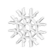 Connettori Knex 50 Connettori K'Nex Bianchi A 8 Posizioni - Parti Standard Per Costruzioni Thrill Rides Pezzi Knex 8 Posizioni - Foto 2