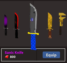 Knives Knife Ability Test Wiki Fandom - roblox knife test