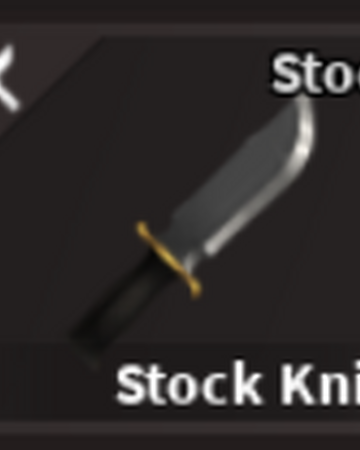 Stock Knife Knife Ability Test Wiki Fandom - roblox bombo's survival knife