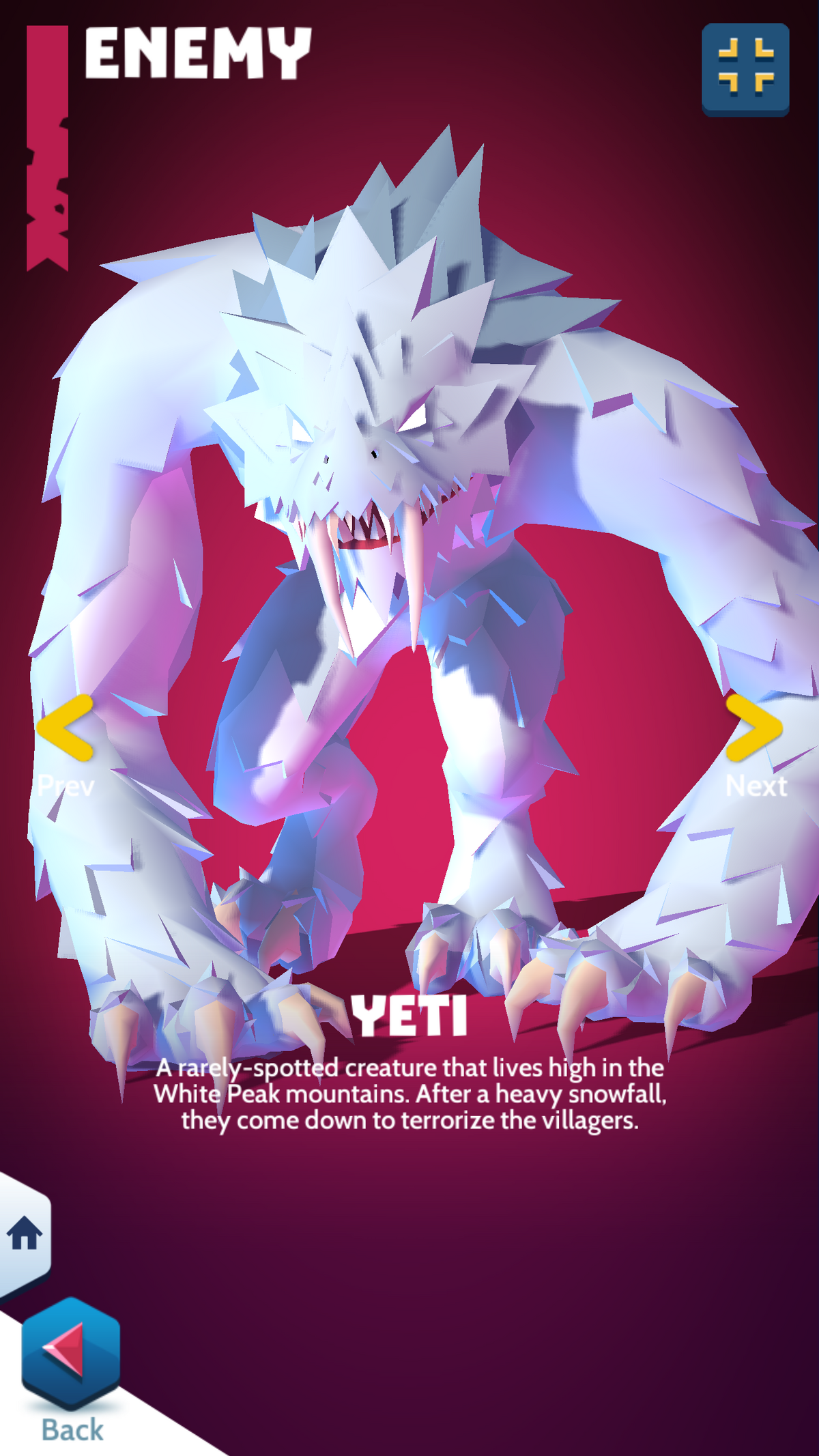 prompthunt: full body big yeti, walking in the snow dark moutains