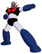 Mazinger Z, a fairly standard Super Robot