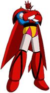 Getter Dragon, the base form of the combiner, Getter Robo G