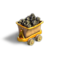 Cart of meteorite ore 15