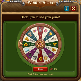 Chrismast Three Wheel after "Slot Machine" update