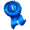 Winner Ribbon (blue)