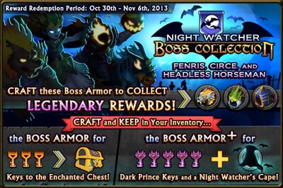 Night Watcher Boss Collection Banner