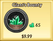 Giant's Bounty Update