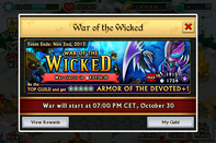 War of the Wicked Banner