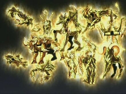 All The Gold Saints In Saint Seiya