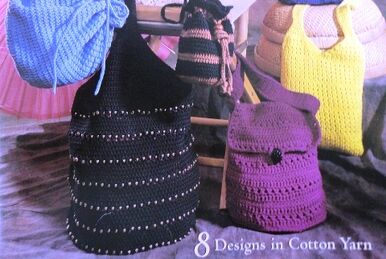 Totes and Bags Crochet Pattern Trendsetting Totes American School of Needlework 1251