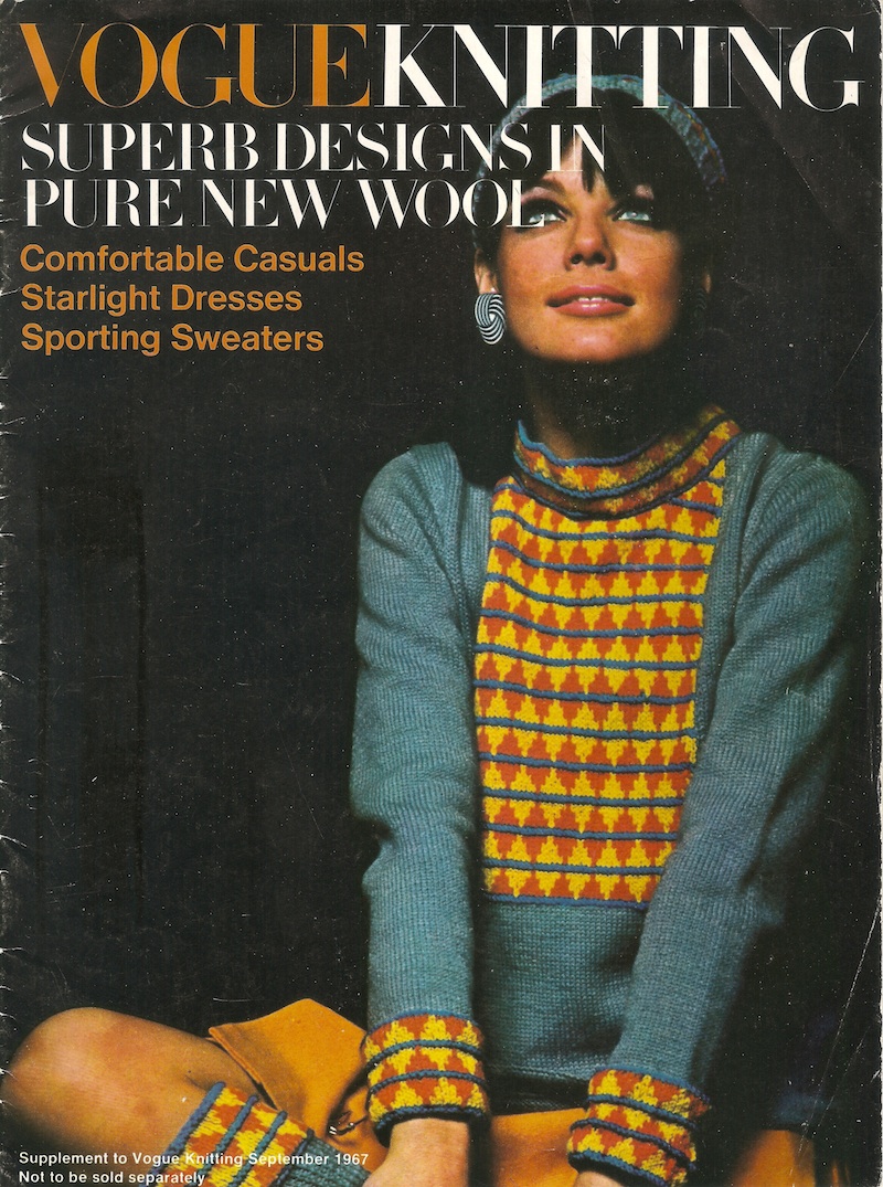 Vintage 1960s S/S 1967 Vogue Knitting Patterns~ DRESSES~ Tops~ Skirts~  Jackets+