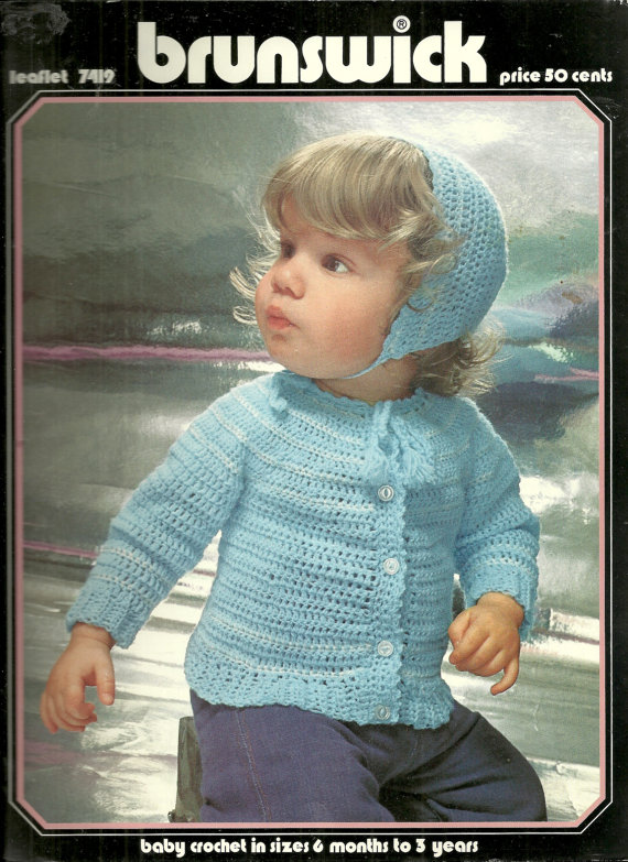 Brunswick 7419 Baby Crochet | Knitting and Crochet Pattern Archive Wiki ...