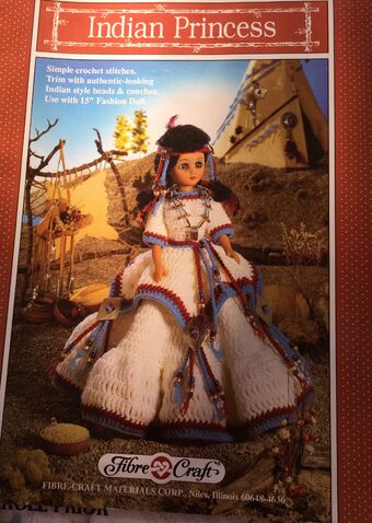 Fibre Craft 238 Indian Princess Knitting and Crochet Pattern Archive Wiki Fandom
