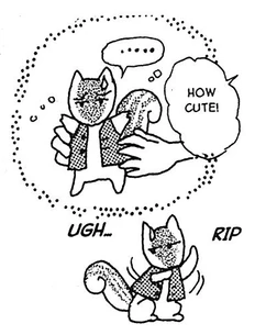 banner the chipmunk wearing the vest with an uncomfortable expression