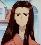 Misako with her hair down