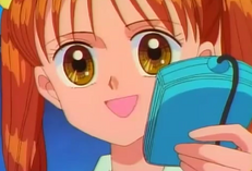 Sana holding out Burutcha.