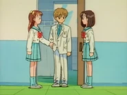 Sana introducing Akito to Fuka