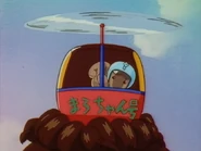 Maro waving goodbye to Sana and Rei