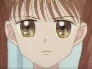 Close up of Sana's face