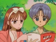 Sana and Naozumi look at tabloid rumors about them