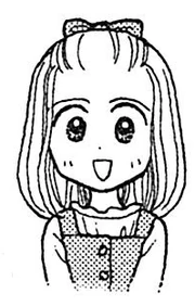 A drawing of Aya smiling