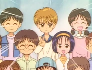 Tsuyoshi, Akito, and Mami Suzuki in 2nd grade.