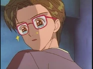 Rei with silly glasses