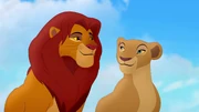 Der König (Simba) und Nala