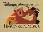 Abenteuer mit Timon und Pumba
